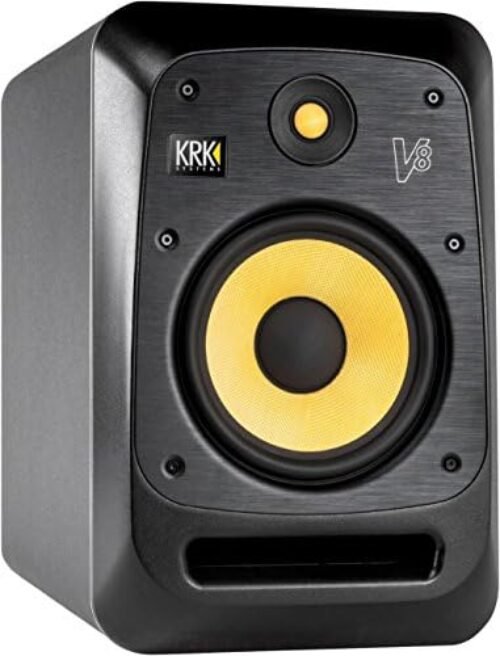 KRK V8 Series 4 8″ 2-Way Powered Studio Reference Monitor, Black