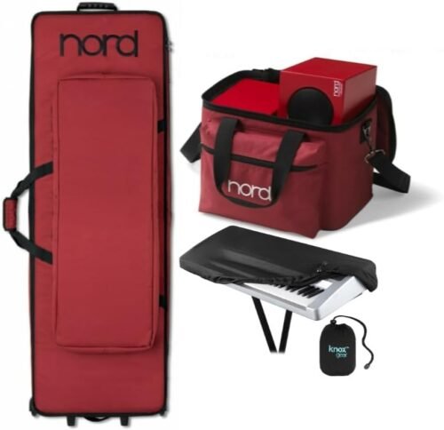 Nord Soft Case Bundle with Piano Monitor and Stretchy Spandex Dust Cover (3 Items)