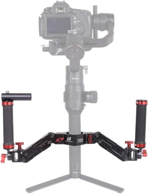 DIGITALFOTO Ares Z Axis Spring Gimbal Dual Handle,Damping Detachable Dual Grip Compatible with Crane 2, DJI RS2/RS3 Pro/RS4/RS 4 Pro/Mini/Ronin S/SC, FEIYU AK2000/4000, Moza Air 2 Axis Gimbal