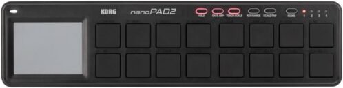 Korg nanoPAD2 Slim-Line USB MIDI Pads – Black
