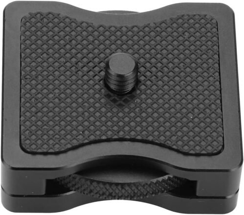 Acouto Camera Riser Plate 1/4″ Screw Camera Height Riser Camera Stabilizer Quick Release Base 1.5cm Height Riser Adapter for Zhiyun Crane for DJI Ronin-S DSLR Stabilizer