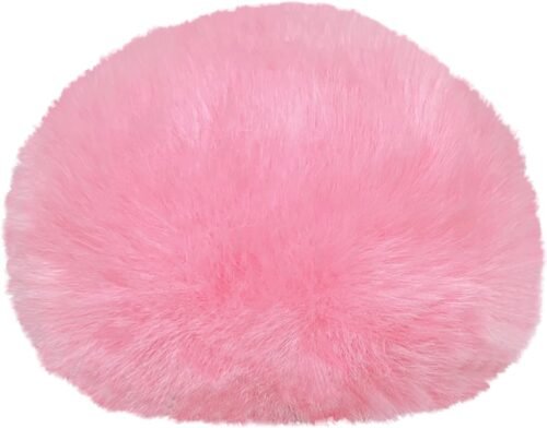 Cubilux 1-Pack Pink Microphone Furry Windscreen with elastic loop strap for Blue Yeti USB Microphone,Yeti Nano/X,Wind Muff Pop Filter for Rode NT1-A,NT1 3rd/4th/5th Gen,Microphone Accessories Cute