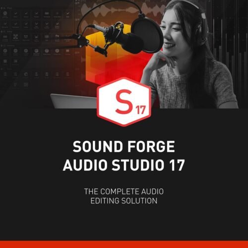 SOUND FORGE Audio Studio 17 – The multi-talent for recording, audio editing, restoration & mastering | audio editing software | music production | for Windows 10/11 PC | 1 PC license