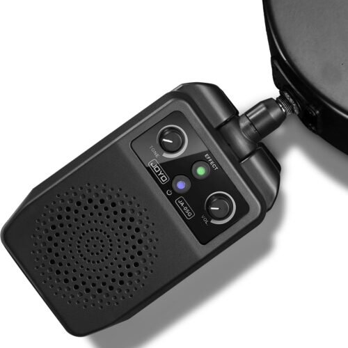 JOYO Mini Guitar Amp 5W Portable Small Electric Guitar Practice Amp Bluetooth Rechargeable Guitar Amplifier Built-in 4 Effects Clean Distortion Overdrive Reverb, Black (JA-05G)