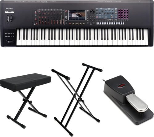 Roland FANTOM 8 EX Synthesizer Workstation Essentials Bundle