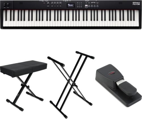 Roland RD-08 88-key Digital Stage Piano Essentials Bundle