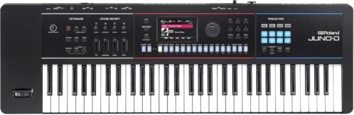 Roland JUNO-D6 Synthesizer | 61-Note Keyboard with Synth Action | ZEN-Core Engine with Over 3800 Onboard Sounds | Intuitive Creative Tools | USB-C Audio/MIDI Interface for Mobile & Computers