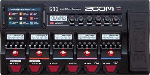 Zoom G11 Multi-Effects Processor with Expression Pedal for Electric Guitar