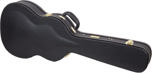 Crossrock Electric Guitar Case Fits PRS SE series Hollowbody Guitars, Right-hand, Black (CRW620PRSHBBK)