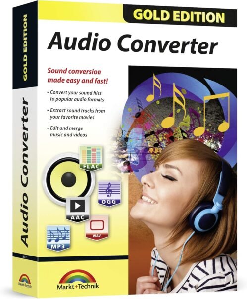 Audio Converter – Edit and convert your sound and music files to other audio formats – easy audio editing software – compatible with Windows 10, 8 and 7