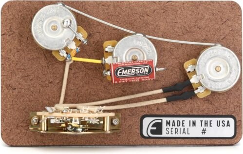 Emerson Custom 5-Way Blender Prewired Kit for Fender Stratocasters – 250Kohm Pots