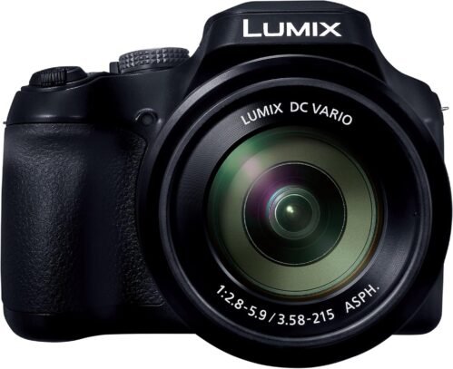 Panasonic LUMIX FZ80D Compact Camera with 20-1200mm Zoom Lens, Point and Shoot Digital Camera with 4K Video/Photo Recording and Power Optical Image Stabilizer – DC-FZ80D