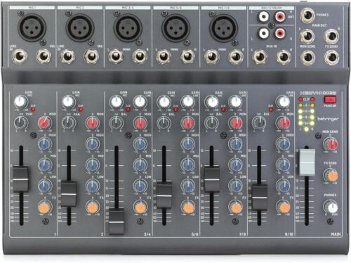 Behringer Xenyx X1003B Premium Analog Mixer with 5 Mic Preamps and Optional Battery Operation