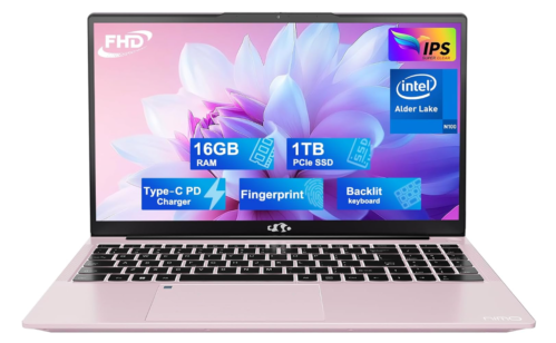 NIMO 15.6 FHD Student Laptop, 16GB RAM, 1TB SSD, Intel Pentium Quad-Core N100(Beat to i3-1115G4, Up to 3.4GHz)