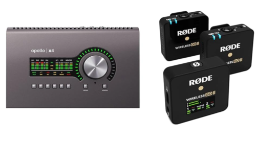 Universal Audio Apollo x4 Heritage Edition & RØDE Wireless Go II Dual Channel Wireless System