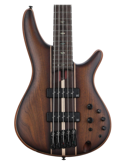 Ibanez Premium SR1355B 5-string Bass Guitar – Dual Mocha Burst Flat